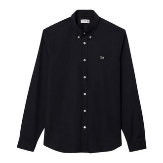 Lacoste Casual Shirts, male, Blue, Size: 3XL Regular Fit Cotton Shirt