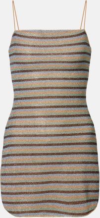 Os&eacute;ree Os&eacute;ree Lumi&egrave;re striped minidress