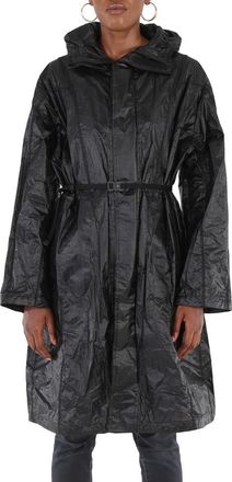 Moncler Black Genius Ciklon Hooded Rain Coat, Brand Size 2 (Medium)