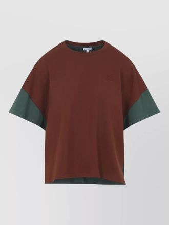 Loewe silk cotton boxy fit t-shirt