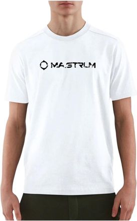 Mastrum Ma.strum, Heren, Tops, Wit, Maat: S Katoen