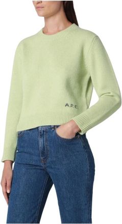 A.P.C. Anna Sweater - Knitwear - Mujer - Verde - XS