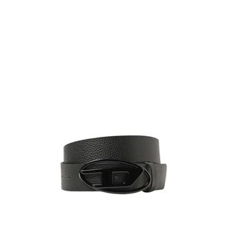 Diesel Accessoires, Heren, Zwart, ONE Size, Leer, Leren Riem