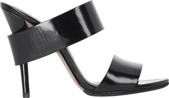 Alexander Wang High-Heeled Mules in Black Patent Leather
