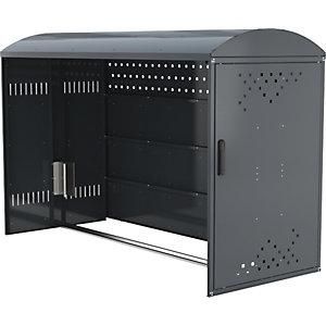 EKO V-part - Caja Para Bicicletas Elemento De Ampliaci&oacute;n Con Techo Abovedado