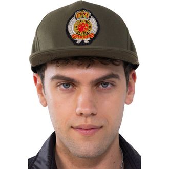 Members Only Twill Baseball Cap - Members Only Crest in Olive at Nordstrom