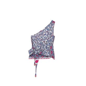 Maliparmi Sunset Paisley Top - Dames - Tops zonder mouwen - Veelkleurig - M - Tops