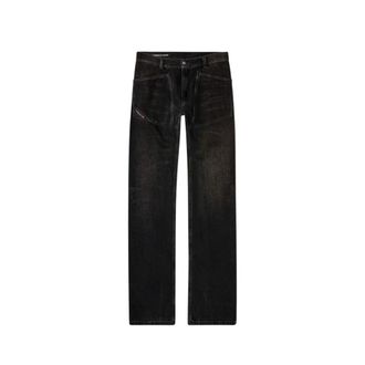 Diesel Straight Jeans, male, Black, Size: W30 D-Zeta Jeans