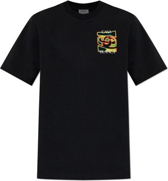 Casablanca Hombre, Camisetas, Negro, Talla: 2XL