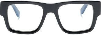 Off-white Square Full Rim Eyeglasses - Black