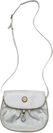 Celine Pre-owned Cross Body Bags, female, White, Size: ONE SIZE Pre-owned Leather Crossbody Bag