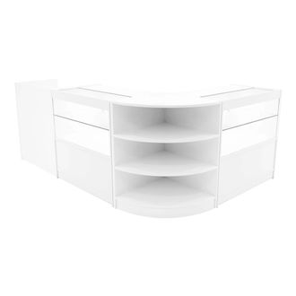 MonsterShop Eclipse LED Shop Counter Set LM60, TB60 & 2 x C900 - White