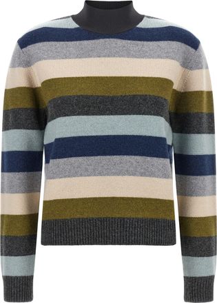 Tory Burch Multicolor Wool Womens Cardigan
