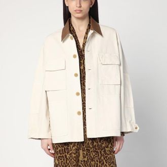 6397 Barn ivory jacket in cotton