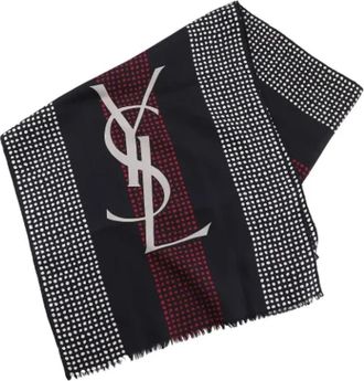 Saint Laurent Pre-owned Canvas scarves - Dames - Vintage Accessoires - Veelkleurig - ONE Size - Vintage