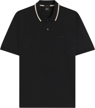 HUGO BOSS Polo Shirts - Heren - Polos - Zwart - 2XL - Katoen - Tops