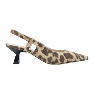 VIA VAI Suzy Aliya Slingbacks - Dames - Pumps - Bruin - 40 EU - Leer - Schoenen