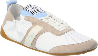 Chlo&eacute; Kick Nylon & Suede Sneaker
