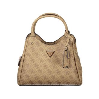Guess Beige Polyethylene Womens Handbag