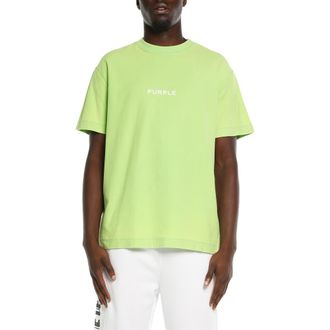 Purple Cotton Jersey Logo Graphic T-Shirt in Green at Nordstrom, Size Xx-Large