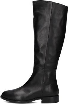 Notre-V Schoenen, Dames, Zwart, 39 EU, Leer, Zwarte Leren Hoge Laarzen