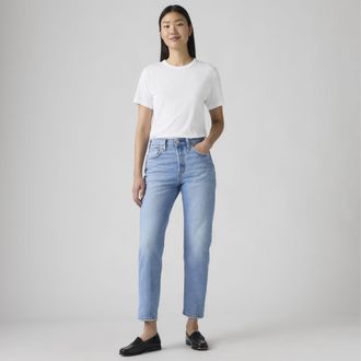 Levi's 501 Crop Jeans - Womens - 23X26 - Blue
