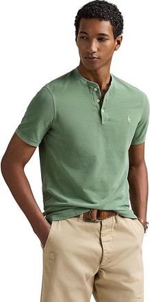 Polo Ralph Lauren Featherweight Mesh Henley Mens Clothing Fatigue : 2XL, Cotton