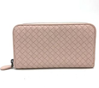 Bottega Veneta Pre-owned Stoffen Portemonnee - Dames - Vintage Accessoires - Roze - ONE Size - Vintage