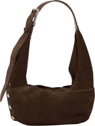 Hammitt Hammitt Tom Zip Belted Suede Gunmetal Med