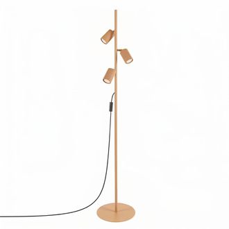 Sollux Lighting L&aacute;mpara de pie dorado aluminio alt. 155 cm
