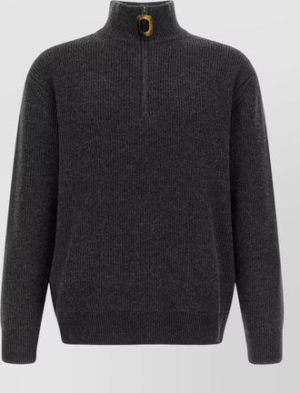 J.W.Anderson ribbed half-zip sweater