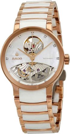 Rado Centrix Open Heart Mother Of Pearl Dial Automatic Ladies Watch R30248902