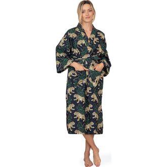 Printfresh Robe in Ink at Nordstrom, Size Xx-Small