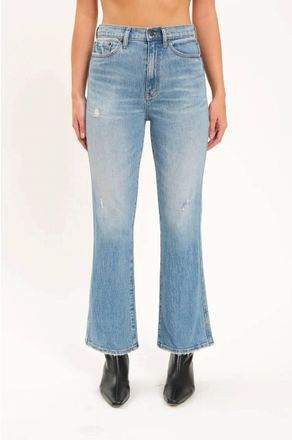 Daze Soho High Rise Ankle Flare Jeans In All Mine Vintage