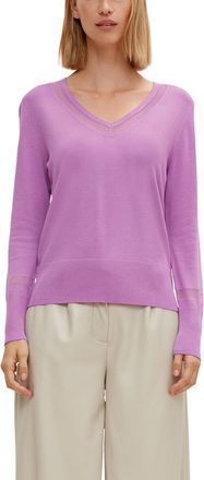 Comma Womens 60.2.61.17.170.2119634 Sweater, Purple, 12