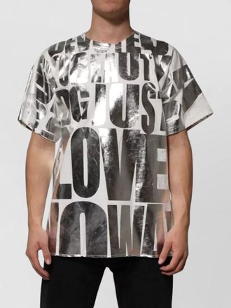 Dolce & Gabbana cotton slogan print t-shirt