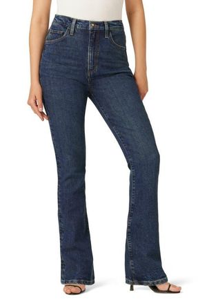 Favorite Daughter The Valentina Shortie Super High Waist Mini Bootcut Jeans in Woodside at Nordstrom, Size 32P