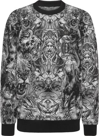 Philipp Plein Pullover Ronde Hals Tattoo