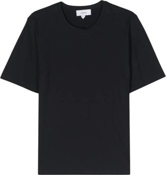 Lardini T-shirt van katoen met ronde hals - Heren - T-shirts - Blauw - L - Katoen - Tops