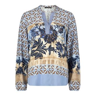 Betty Barclay Blouse met lange mouwen - Dames - Blouses & Shirts - Blauw - Maat: XL