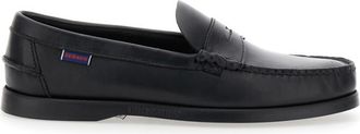 Sebago Black Leather Dolphin Loafers