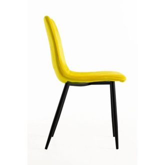 Regalos Miguel Sillas Comedor - Silla Liny Terciopelo - Amarillo