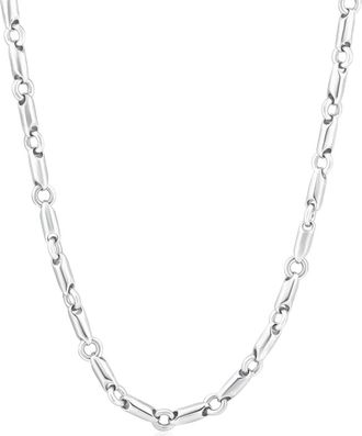 Pompeii3 Mens 14k Gold (69gram) or Platinum (129gram) 6.5mm Link Chain Necklace 24