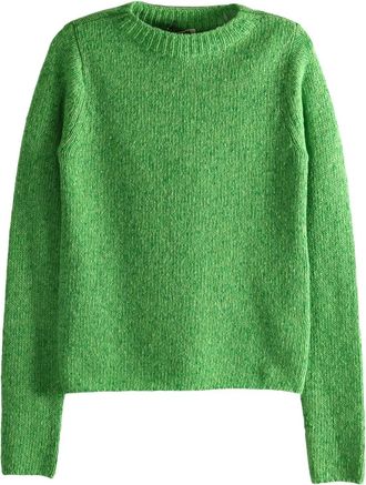 Auralee crew-neck sweater - Green