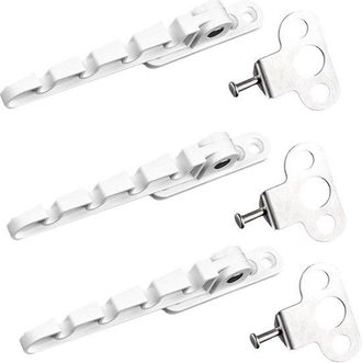 OEM 3 Limitadores De Ventana, Limitador De Inclinaci&oacute;n Para Ventanas, Limitador De Ventana Con Perno, Para Ajustar El &Aacute;ngulo De La Ventana (blanco)