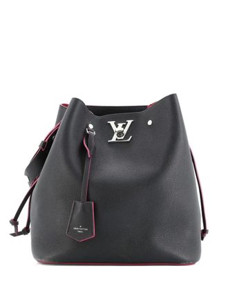 Louis Vuitton Lockme Leather bucket bag - Zwart