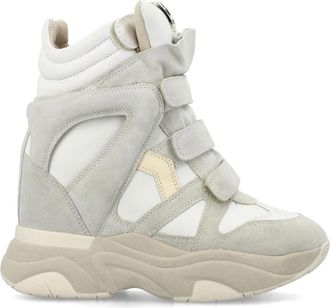 Isabel Marant High Top Su&egrave;de Sneakers - Dames - Sneakers - Wit - 37 EU - Su&egrave;de - Schoenen