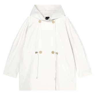 A|X Armani Exchange Parkas, female, White, Size: S piumini e parka Cotone