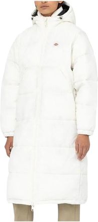 Dickies Alatna Long Jacket - Dames - Parka Jassen - Beige - M - Leer - Jassen