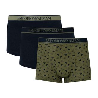 Emporio Armani Confezione da tre boxer con elastico logato Core - - Underwear - Uomo - Multicolore - S